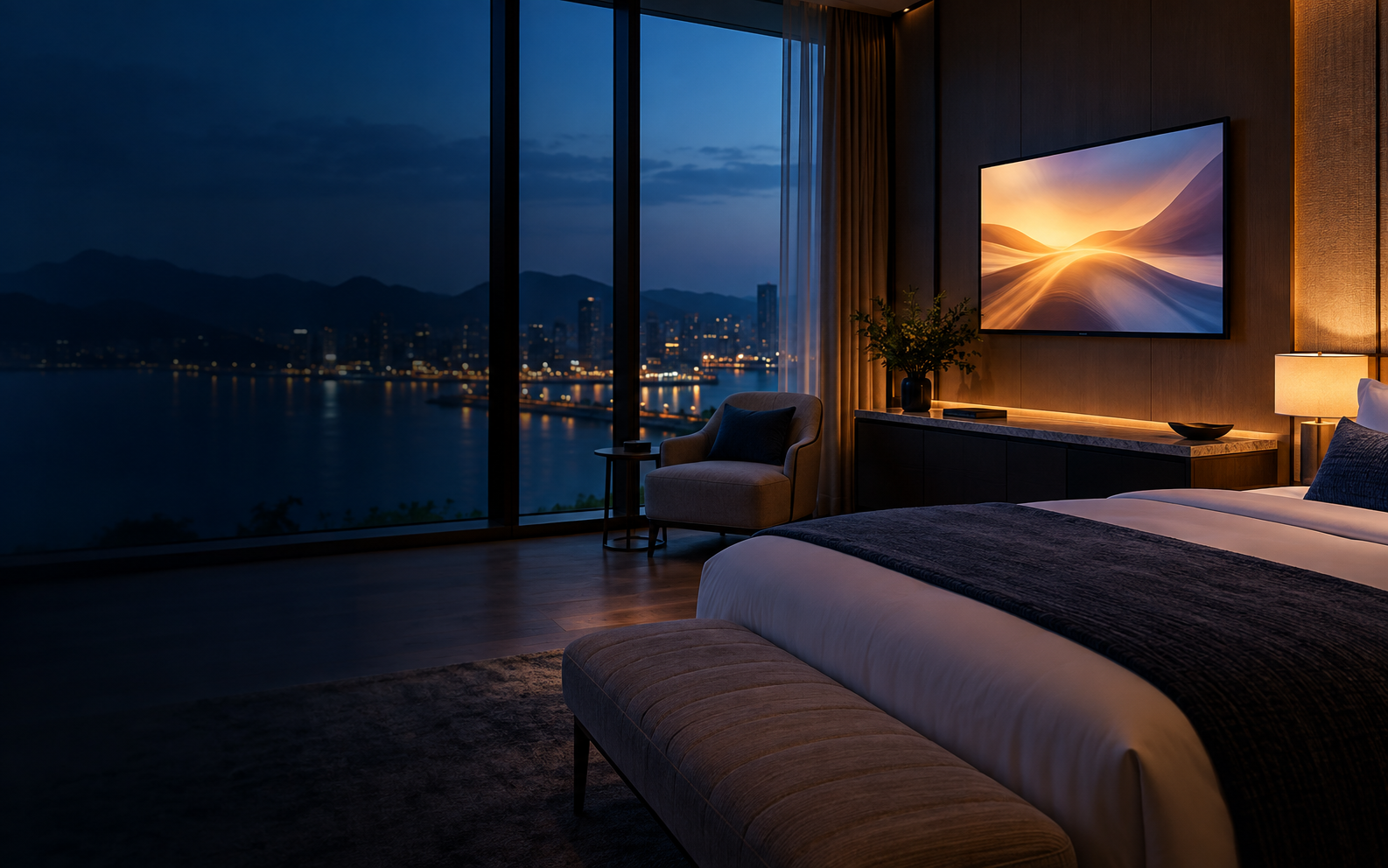 Smart Hospitality TV dalam kamar hotel